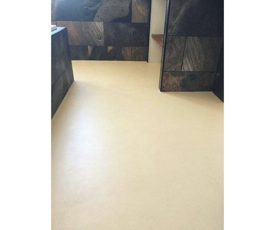 Sol de salle de bains - Couleur sable 141